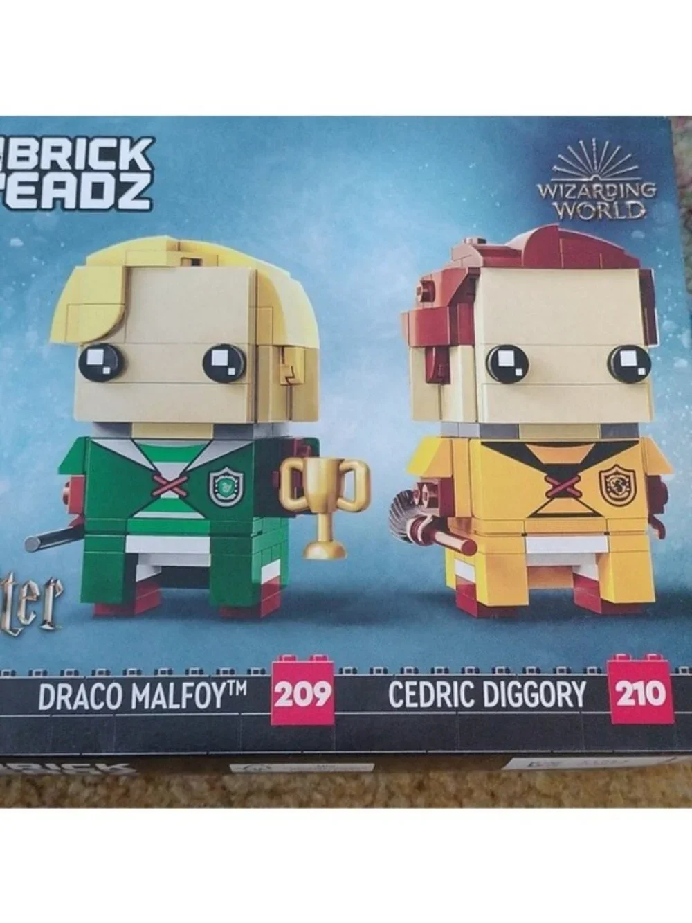 Lego Brickheadz 40617 Draco Malfoy & Cedric Diggory Figures Building Set HP